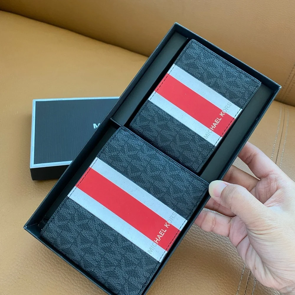 Michael Kors Men Gift 3in1 Wallet Box Set - Picture 2 of 6